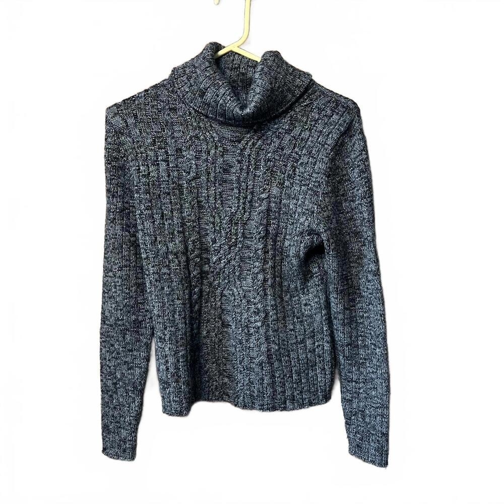 Rafaella Gray Turtleneck Sweater